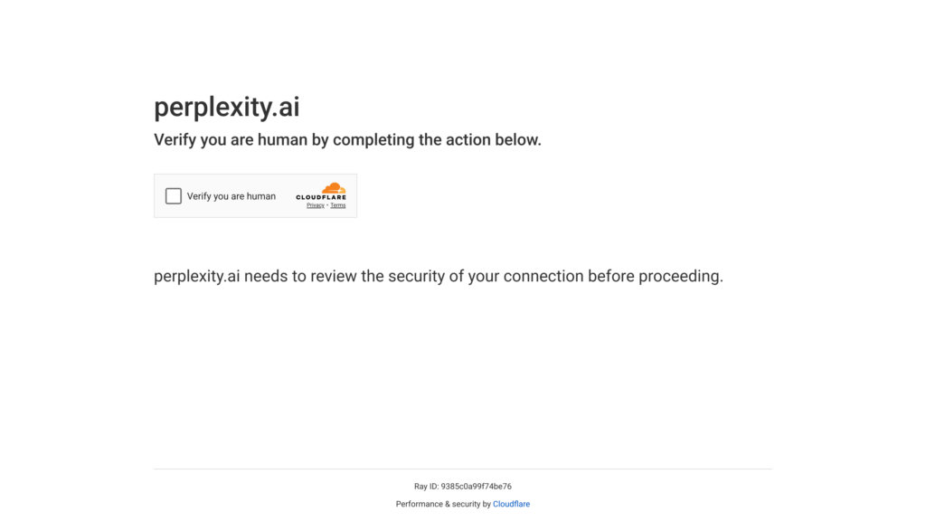 Perplexity AI Screenshot