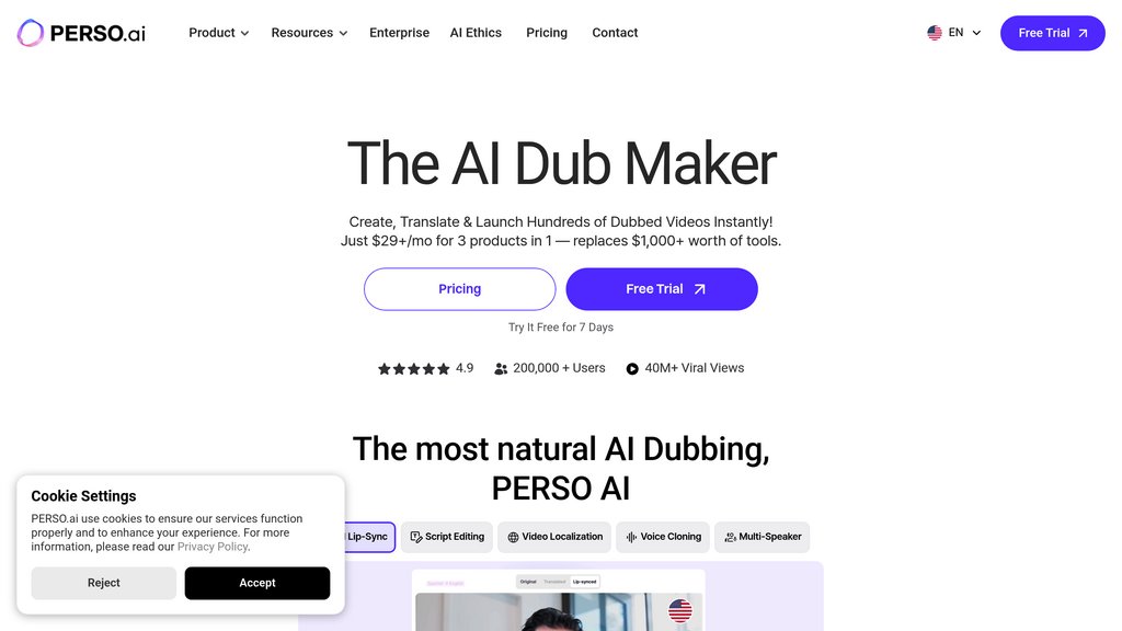 PERSO.ai Capture d'écran