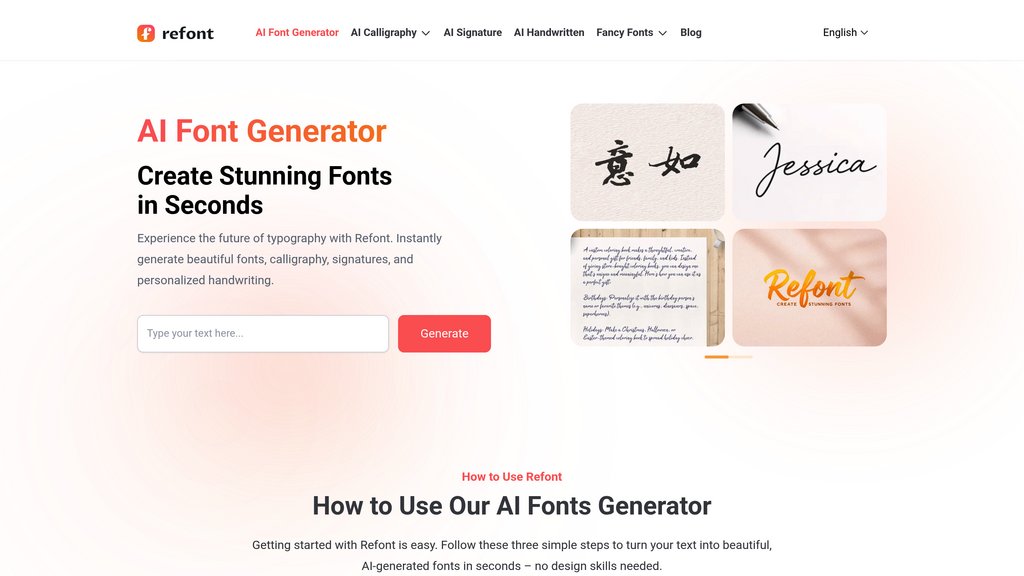Refont AI Screenshot