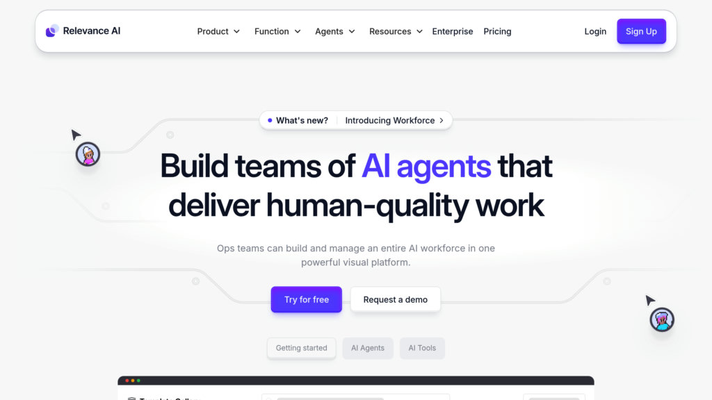 Relevance AI Capture d'écran