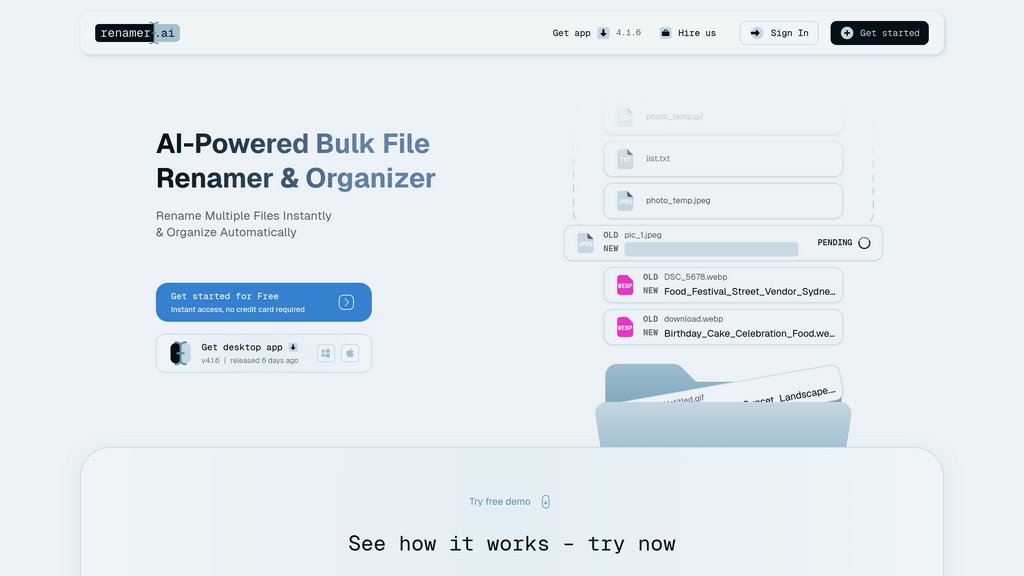 Renamer.ai Screenshot