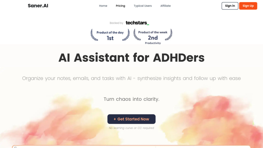 Saner.AI Captura de pantalla
