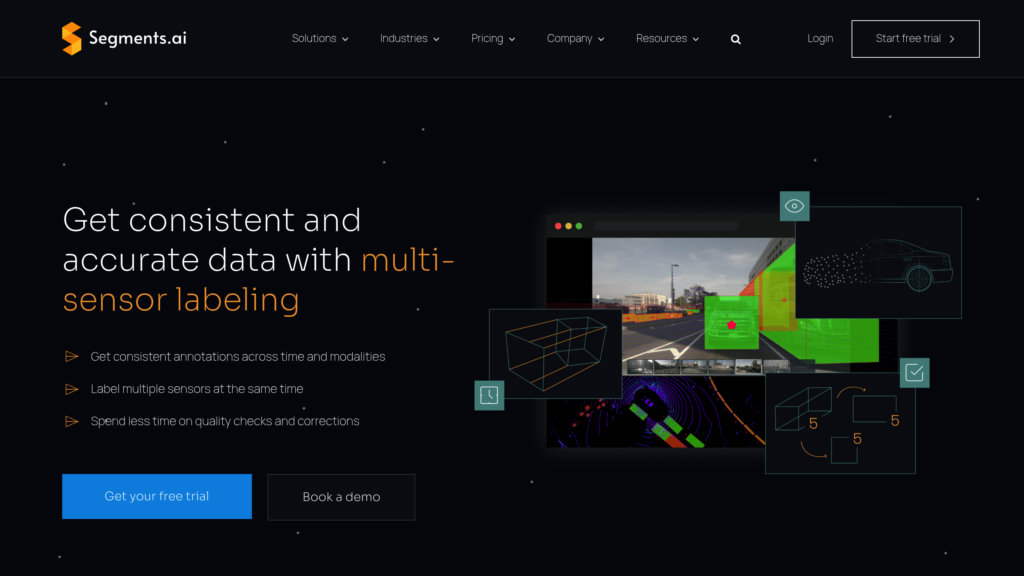 Segments.ai Captura de pantalla