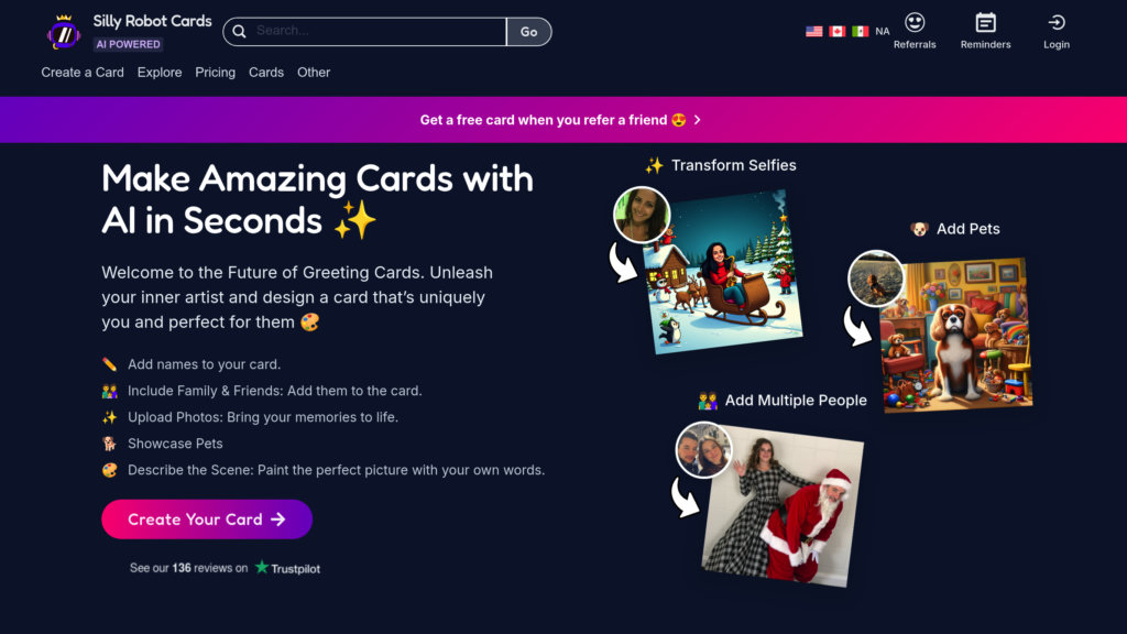 Silly Robot Cards Captura de pantalla