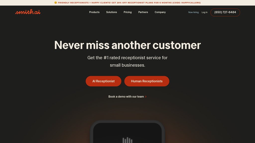 Smith.ai Captura de pantalla
