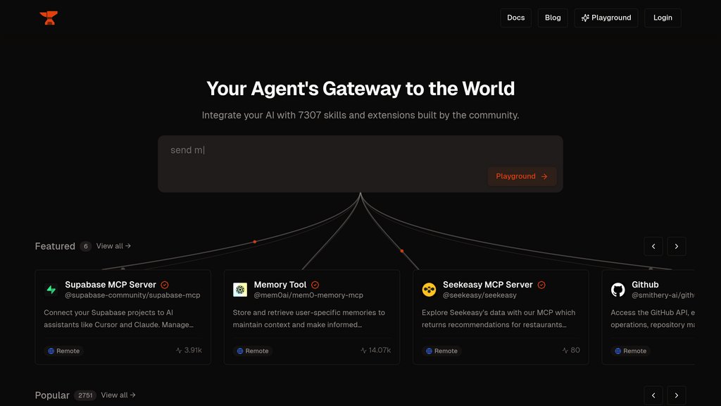 Smithery AI Screenshot