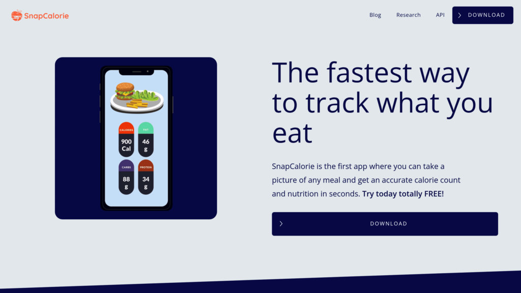 SnapCalorie Screenshot
