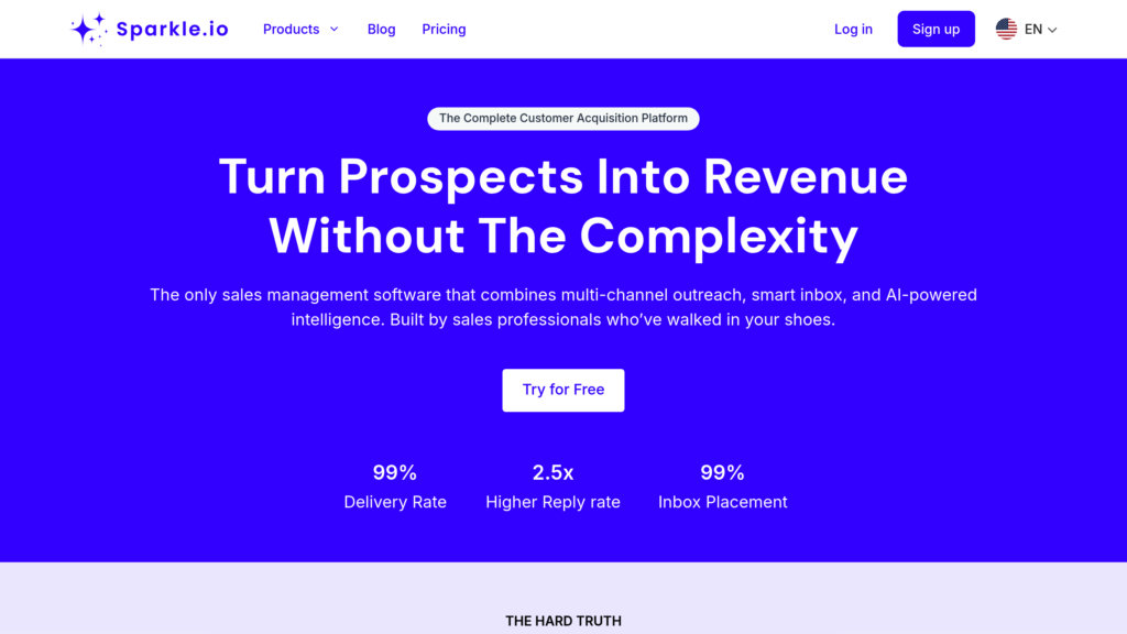 Sparkle.io Screenshot