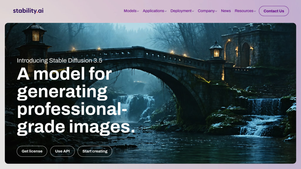Stability AI Capture d'écran