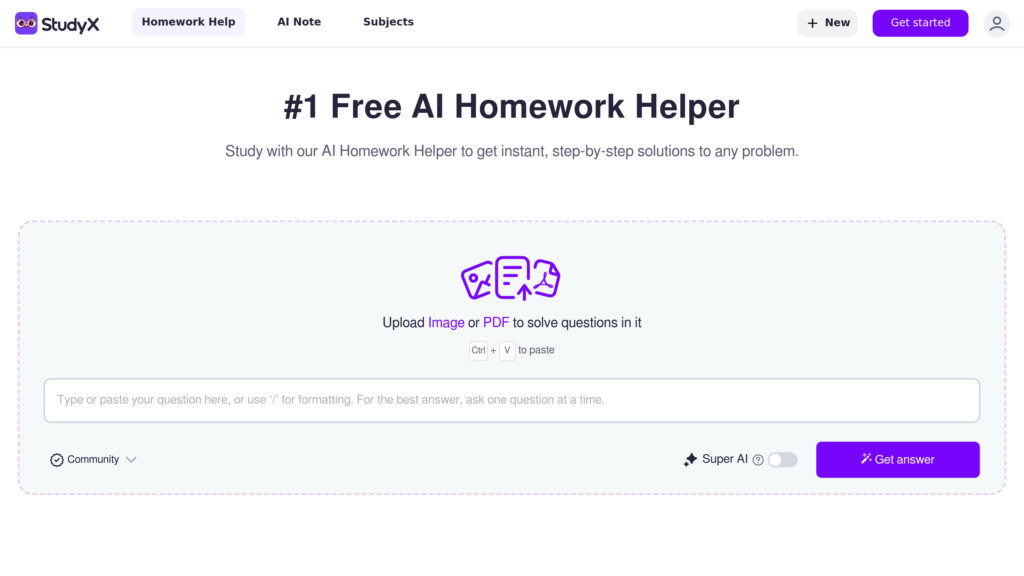 StudyX Captura de pantalla