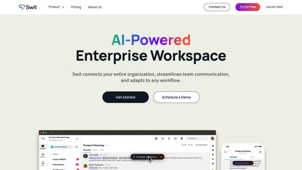Swit Captura de pantalla
