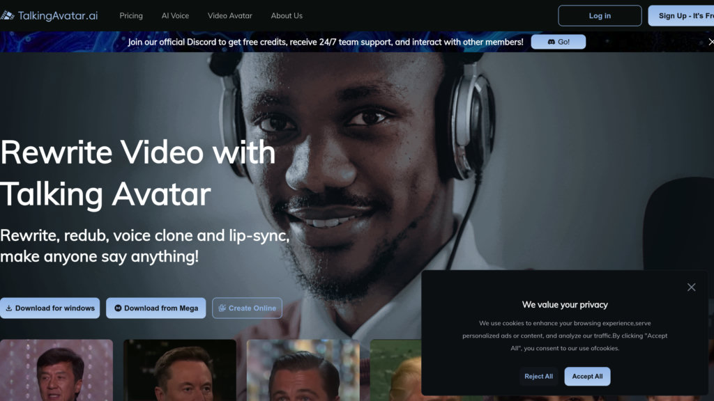 TalkingAvatar AI Screenshot