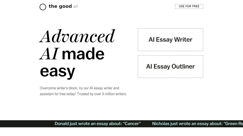 The Good AI Captura de pantalla