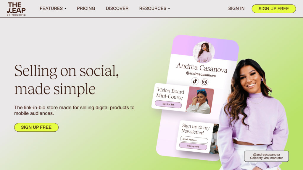 The Leap Capture d'écran