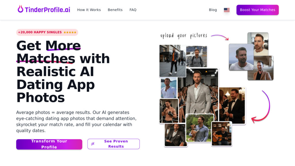 TinderProfile.ai Captura de pantalla