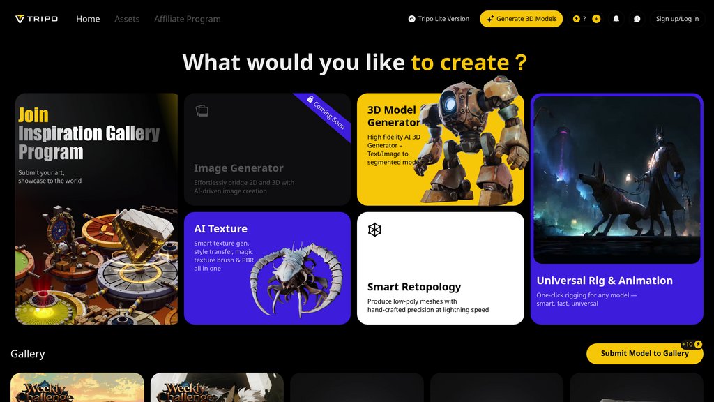 Tripo3D Studio 截图