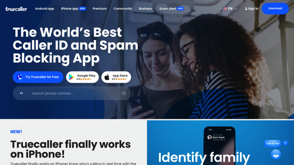 Truecaller Capture d'écran