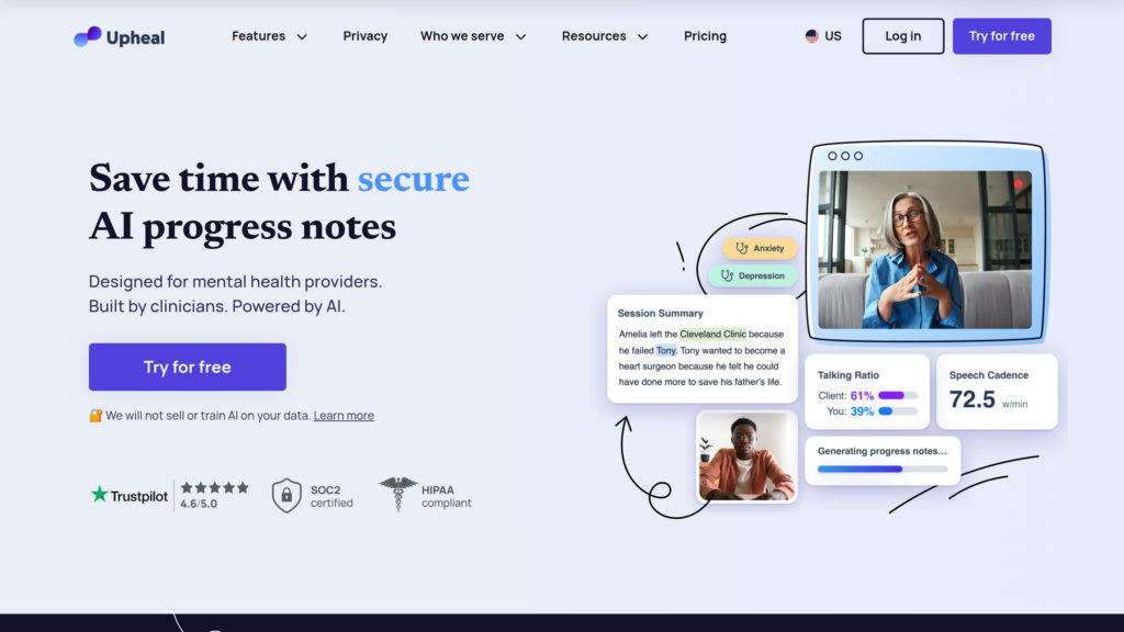 Upheal Captura de pantalla