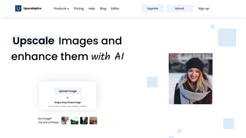 UpscalePics Screenshot