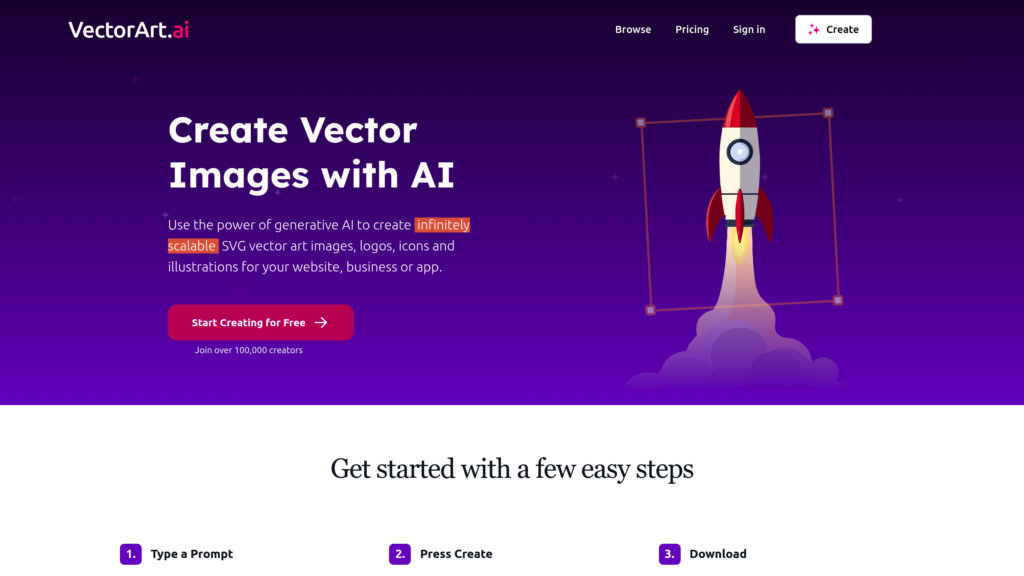 VectorArt.ai Captura de pantalla