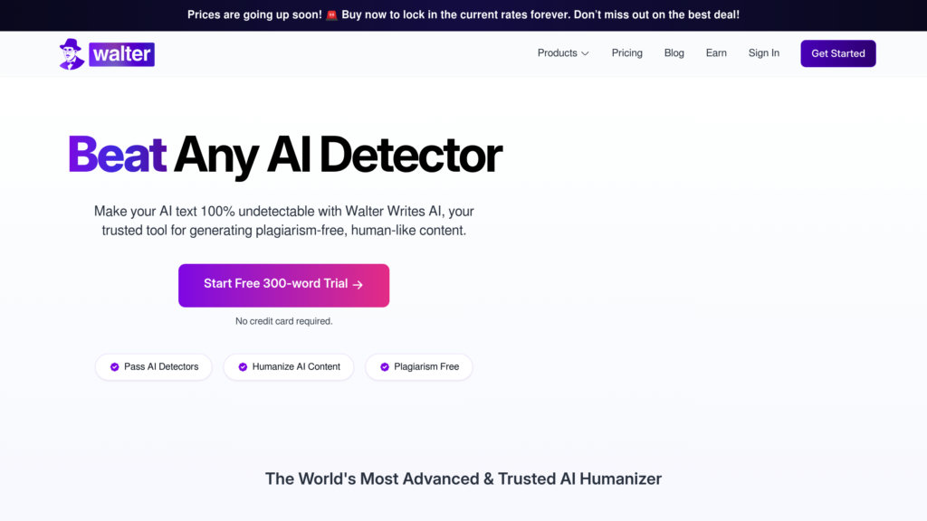 Walter Writes AI Screenshot