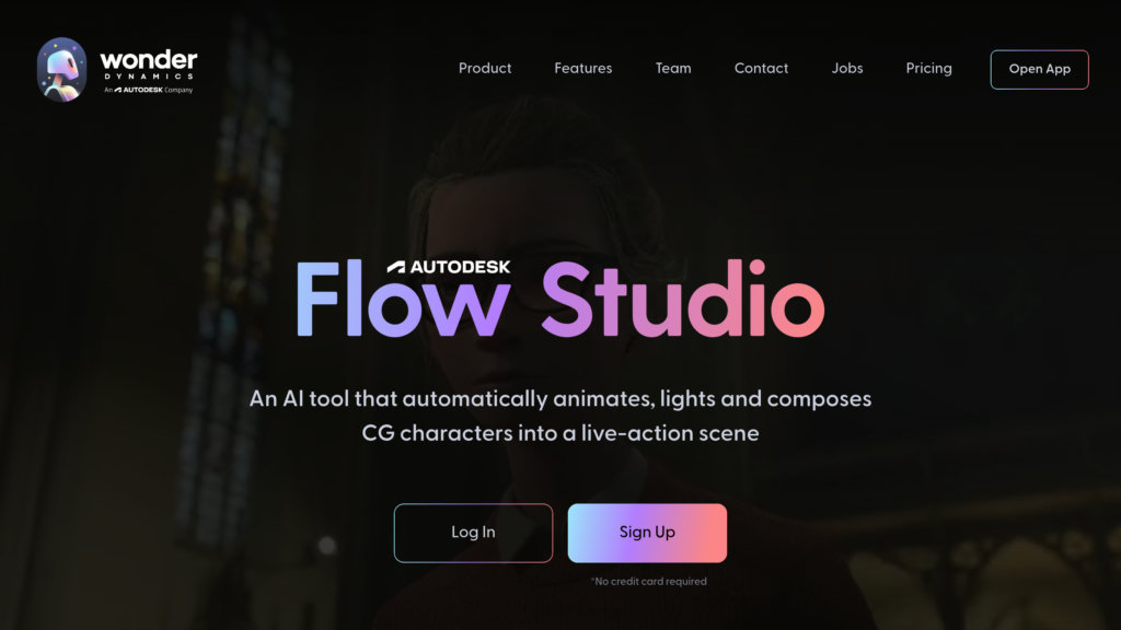 WonderDynamics Captura de pantalla