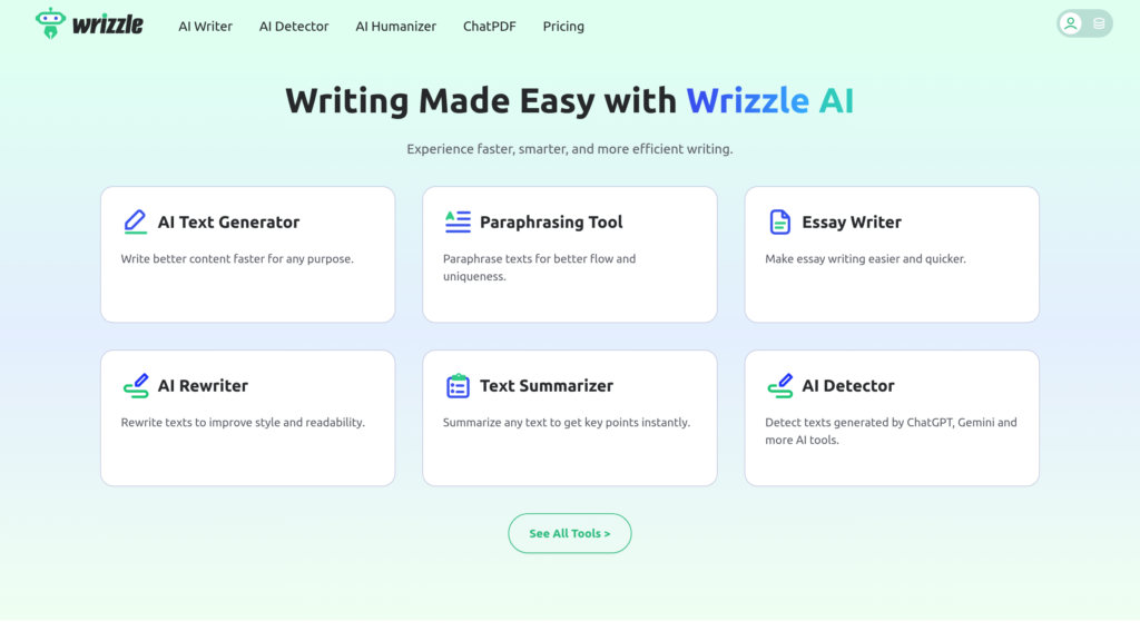 Wrizzle AI Screenshot
