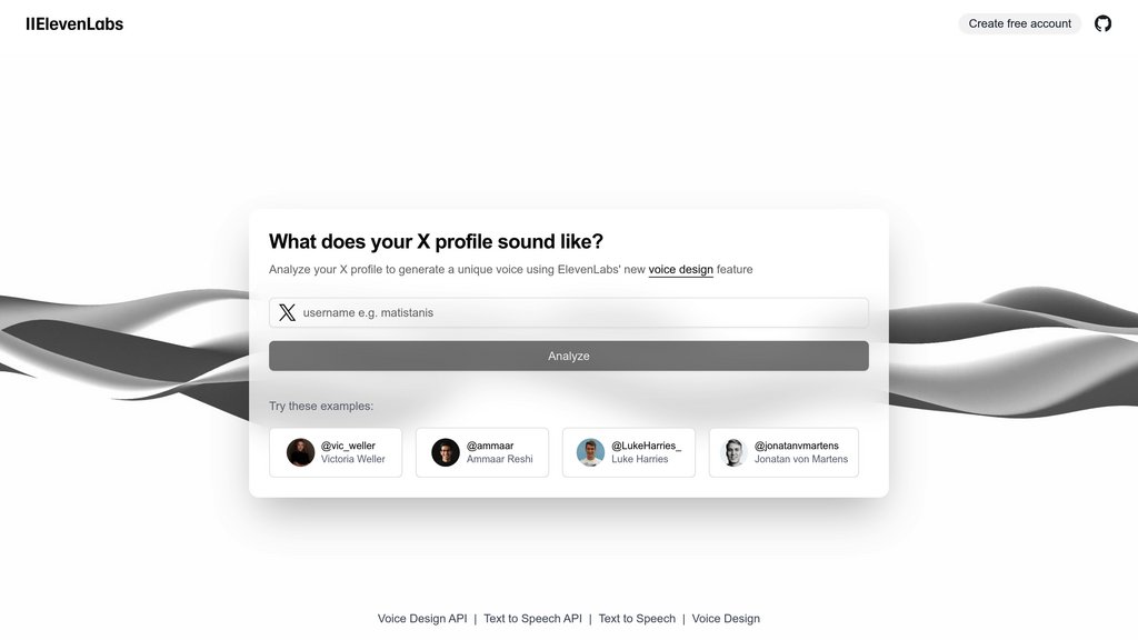 X to Voice Screenshot