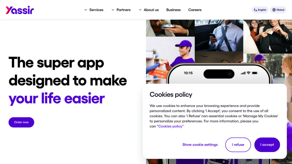 Yassir Captura de pantalla
