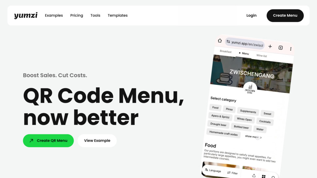 Yumzi Captura de pantalla