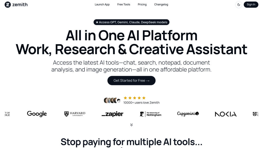 Zemith Capture d'écran