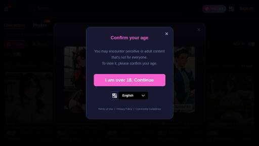 JuicyChat.ai - AI character chat platform for immersive roleplay and natural conversations - Logo