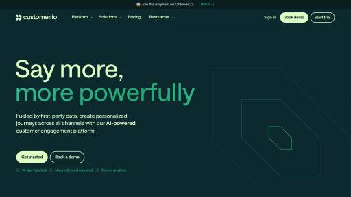 Customer.io - Plataforma de mensajería automatizada con flujos visuales para campañas personalizadas - Logo