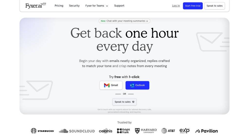 Fyxer.ai Capture d'écran