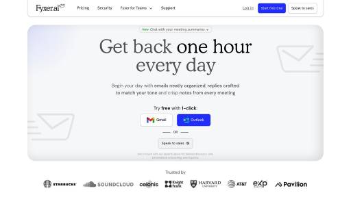 Fyxer.ai - Gestión inteligente de correos y reuniones con estilo personal - Logo