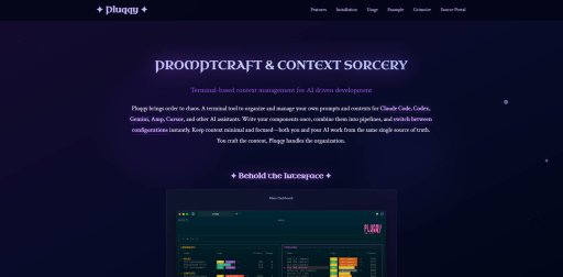 Pluqqy - Gestión dinámica de contexto y pipelines reutilizables para asistencia en programación - Logo