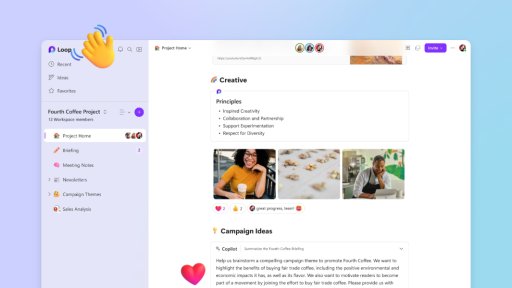Microsoft Loop - Espacio colaborativo para edición en tiempo real y gestión de tareas - Logo