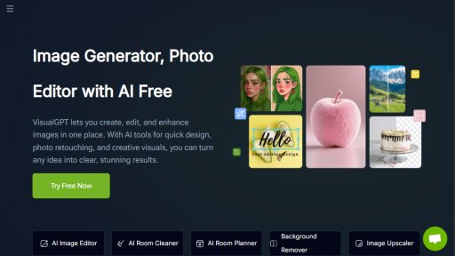 VisualGPT - Plataforma inteligente para generar y editar imágenes de calidad - Logo