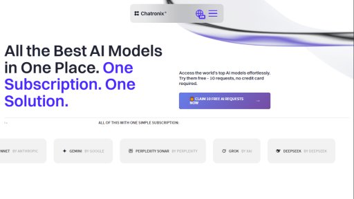 Chatronix - All-in-one AI platform with multiple models and 550+ prompt templates - Logo