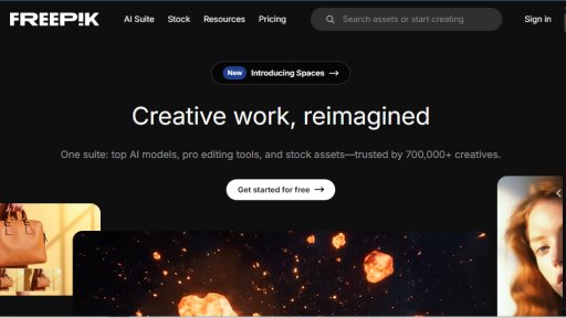 Freepik - Suite creativa inteligente con herramientas automatizadas - Logo