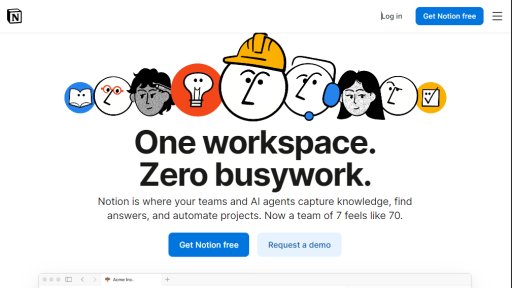 Notion - 一体化智能工作平台与团队协作工具 - Logo