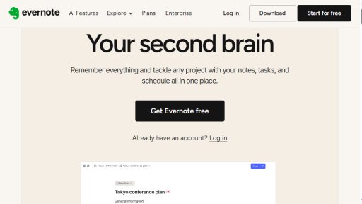 Evernote - 智能笔记与知识管理工具 - Logo