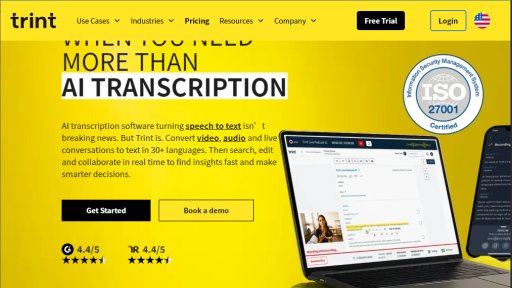 Trint - Trint: Transcripción inteligente y rápida - Logo