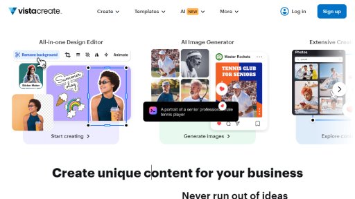 VistaCreate - VistaCreate: Fast Graphic Design Tool - Logo