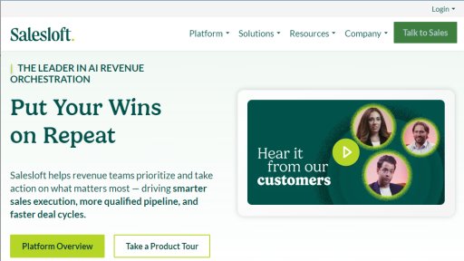 Salesloft - Plateforme IA d'orchestration des revenus commercialux - Logo