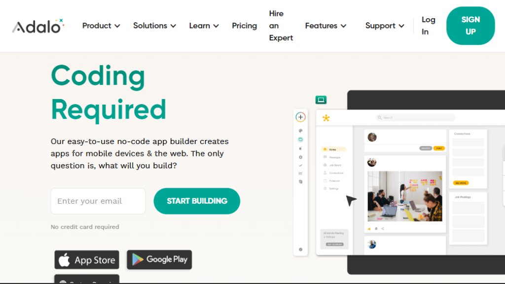 Adalo Screenshot