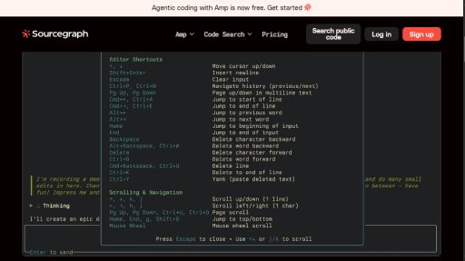 Amp de Sourcegraph - Herramienta de codificación inteligente para equipos - Logo