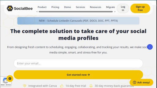 SocialBee - SocialBee: Smart Social Media Management Tool - Logo