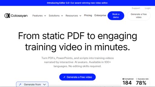 Colossyan - Creador de videos con IA para formación empresarial - Logo