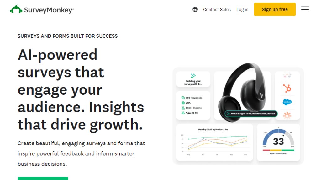 SurveyMonkey Captura de pantalla